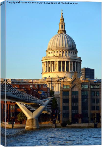  St Paul's Cathedral, London Canvas Print by Jason Connolly