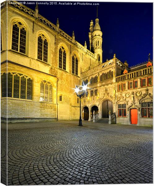  Basilica Of The Holy Blood Canvas Print by Jason Connolly