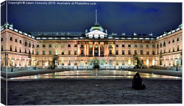  Somerset House, London Canvas Print by Jason Connolly