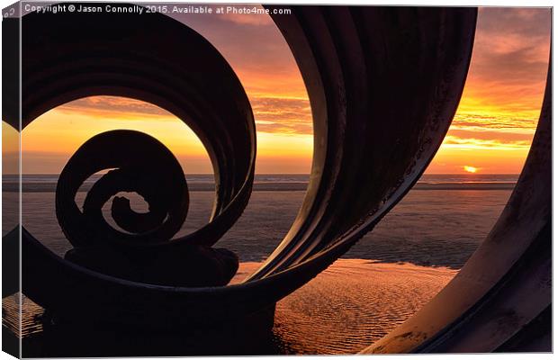  Marys Shell, Cleveleys Canvas Print by Jason Connolly
