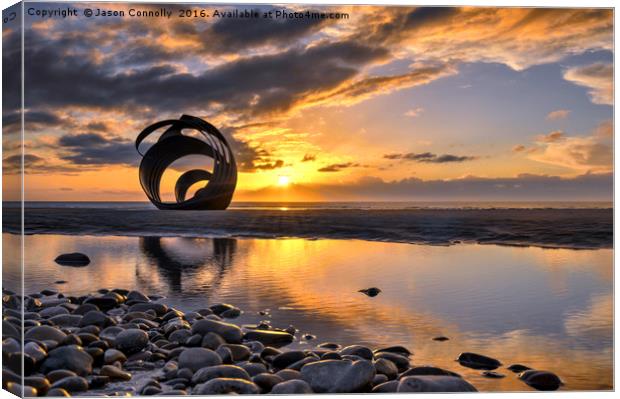 Mary's Shell, Cleveleys Canvas Print by Jason Connolly