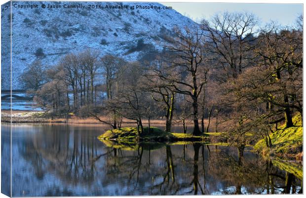 Rydalwater Reflections Canvas Print by Jason Connolly
