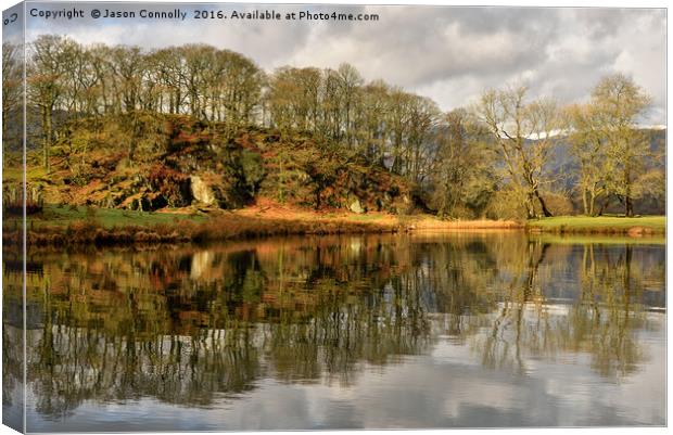 The Brathay, Elterwater Canvas Print by Jason Connolly