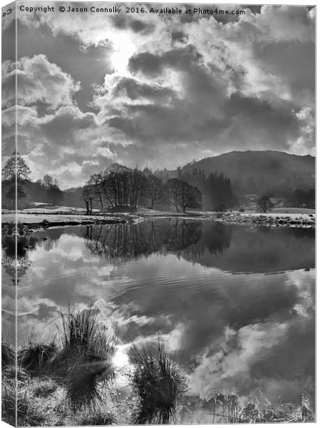 The River Brathay Canvas Print by Jason Connolly