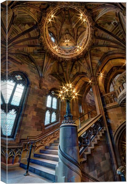 The Rylands Library, Manchester Canvas Print by Jason Connolly