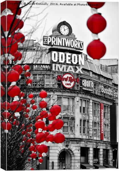 The Printworks, manchester Canvas Print by Jason Connolly