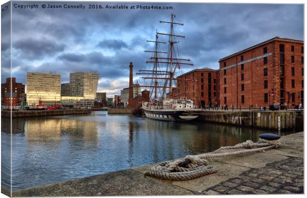 Albert Dock, Liverpool Canvas Print by Jason Connolly