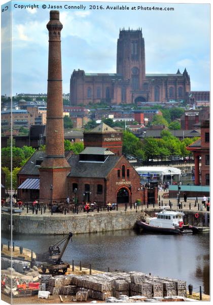 Liverpool Views Canvas Print by Jason Connolly