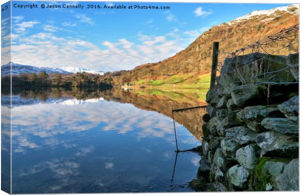 Rydal Water, Cumbria Canvas Print by Jason Connolly