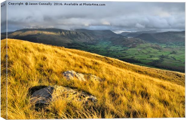 Views From Blencathra Canvas Print by Jason Connolly