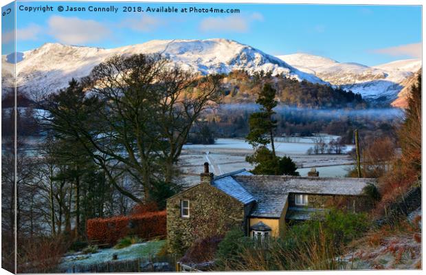 Patterdale Mist Canvas Print by Jason Connolly