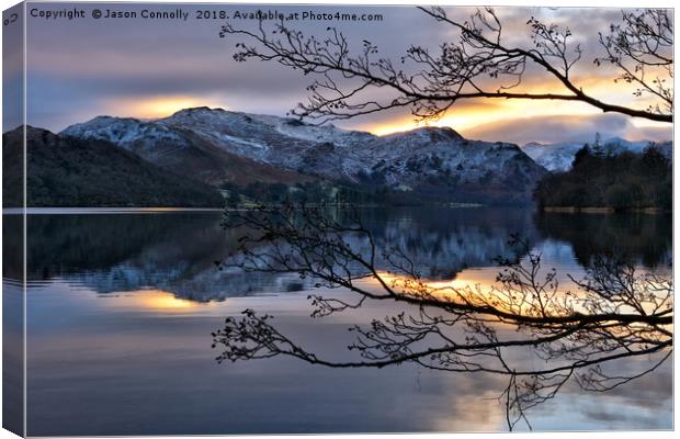 Ullswater Sunset Canvas Print by Jason Connolly