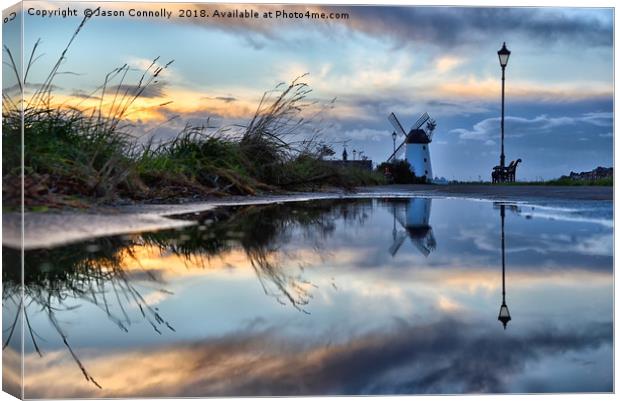Lytham Reflections. Canvas Print by Jason Connolly