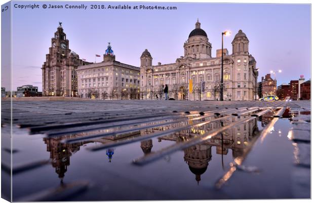 The Three Graces Canvas Print by Jason Connolly