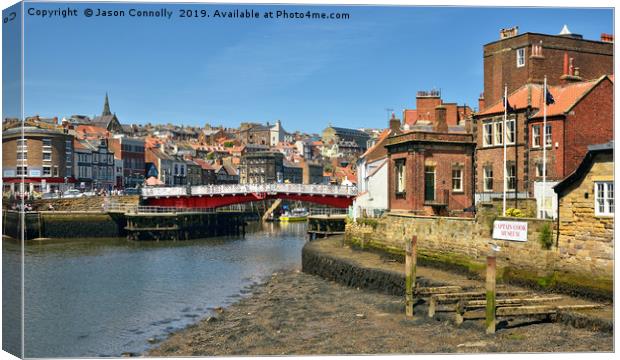 River Esk, Whitby Canvas Print by Jason Connolly