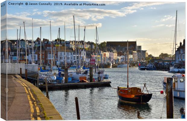 Weymouth Harbour. Canvas Print by Jason Connolly