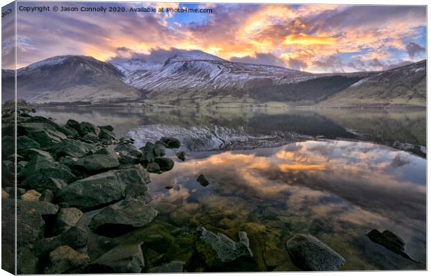 Wastwater Sunrise. Canvas Print by Jason Connolly