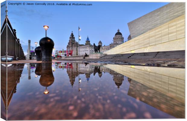 Thee Graces Reflections. Canvas Print by Jason Connolly
