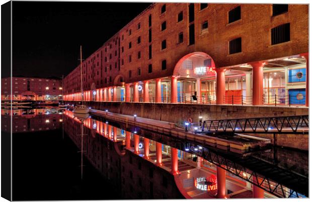 The Royal Albert Dock, Liverpool Canvas Print by Jason Connolly