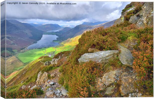 Buttermere Views. Canvas Print by Jason Connolly