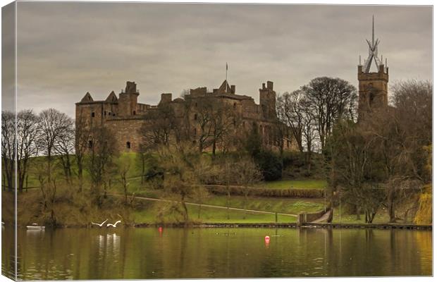 Linlithgow Loch View Canvas Print by Tom Gomez