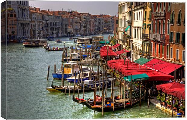 Parking Spaces (Venice Style) Canvas Print by Tom Gomez