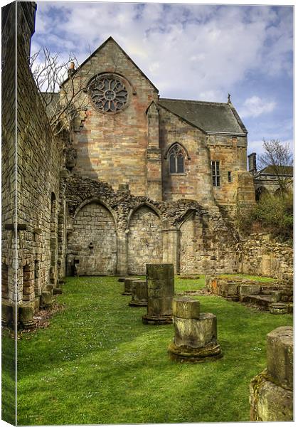 Church and Abbey Canvas Print by Tom Gomez