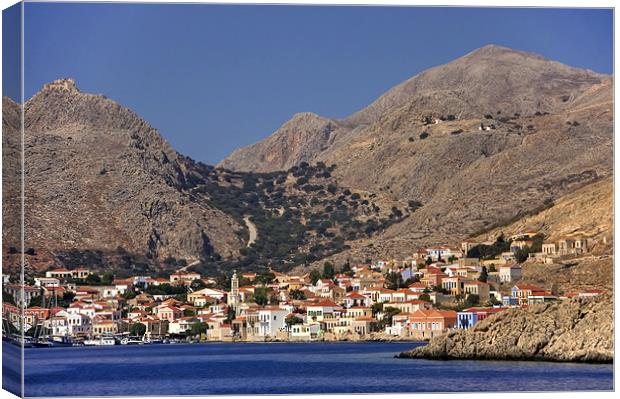 First view of Halki Canvas Print by Tom Gomez