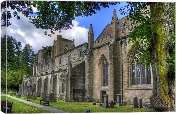 Dunkeld Cathedral Ruin Canvas Print by Tom Gomez