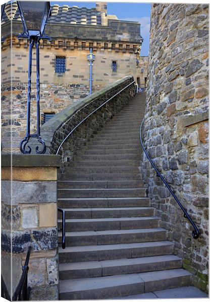 The Lang Stairs Canvas Print by Tom Gomez