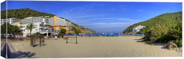 Cala Llonga Playa Canvas Print by Tom Gomez