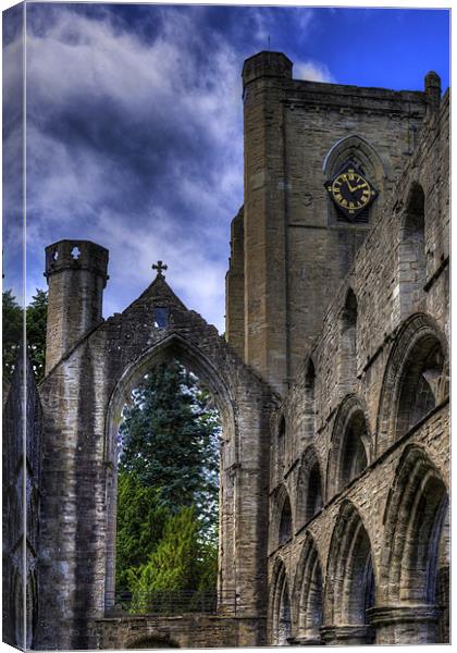 Ruined Nave and Tower Canvas Print by Tom Gomez