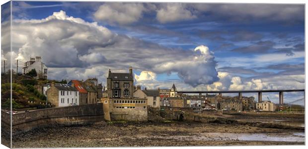 Clouds over South Queensferry Panorama Canvas Print by Tom Gomez