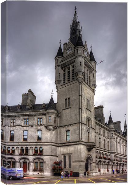 Aberdeen New Town House Canvas Print by Tom Gomez