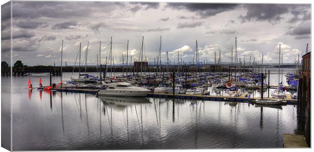 The Marina at South Queensferry Canvas Print by Tom Gomez