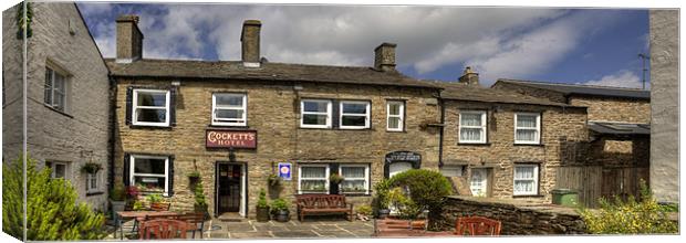A Hotel in Hawes Canvas Print by Tom Gomez