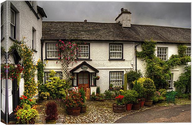 Rose Cottage Canvas Print by Tom Gomez
