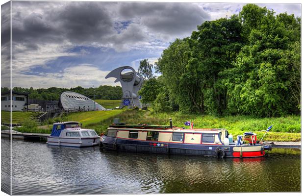 The Forth and Clyde Canal Canvas Print by Tom Gomez