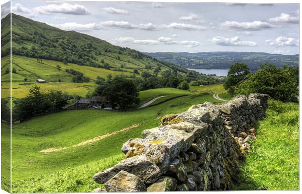 Windermere from The Struggle Canvas Print by Tom Gomez