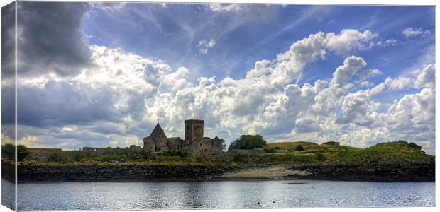 Clouds over the Abbey Canvas Print by Tom Gomez