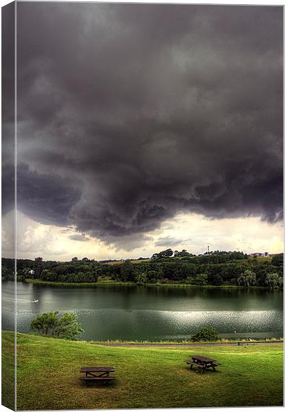 Just before the Storm Canvas Print by Tom Gomez