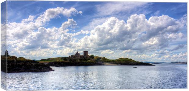 First View of Inchcolm Abbey Canvas Print by Tom Gomez