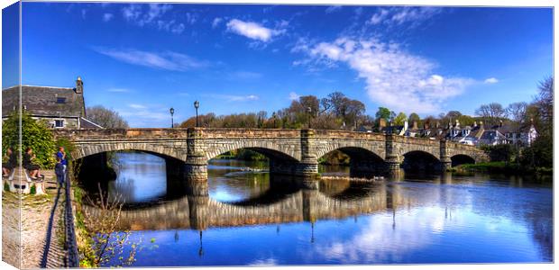 Cree Bridge Canvas Print by Tom Gomez