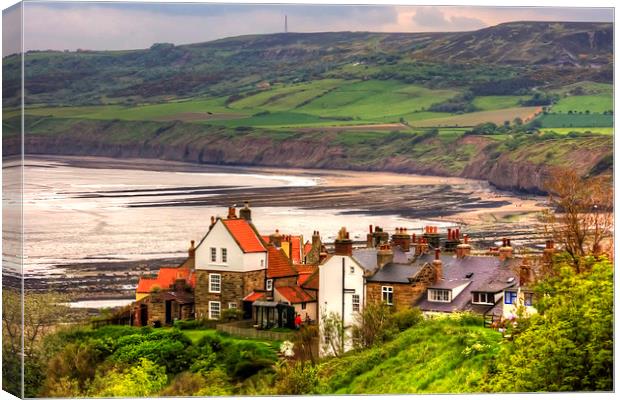 First view of Robin Hoods Bay Canvas Print by Tom Gomez