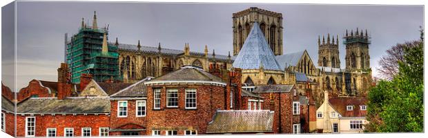 York Cathedral Canvas Print by Tom Gomez