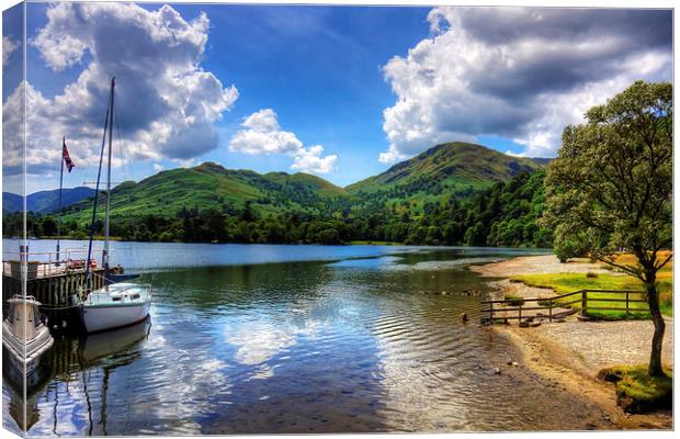 South End of Ullswater Canvas Print by Tom Gomez