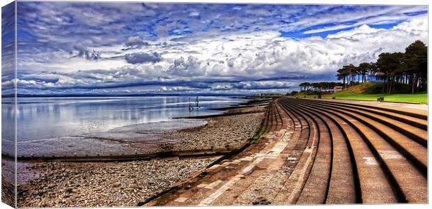 Silloth Waterfront Canvas Print by Tom Gomez