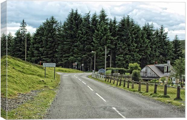 The way into town Canvas Print by Tom Gomez