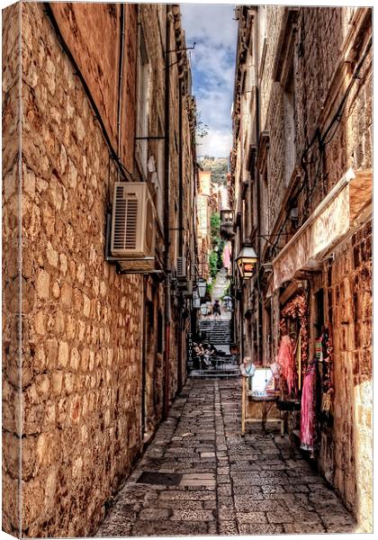 Dubrovnik Alley Canvas Print by Tom Gomez