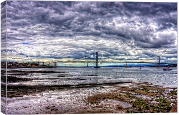 Clouds over the Bridge Canvas Print by Tom Gomez